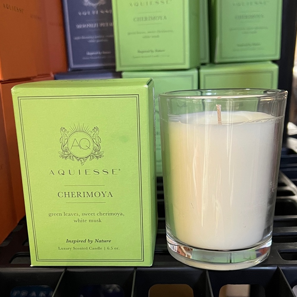 Aquiesse Cherimoya Luxury Scented Candle  6.5 oz NEW